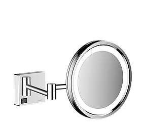 Дзеркало косметичне hansgrohe AddStoris 41790000 з підсвічуванням LED