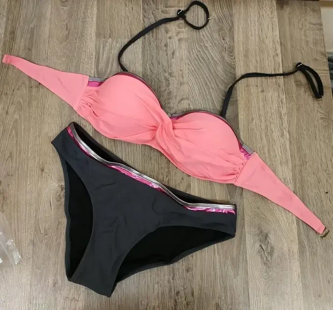 Пляжний роздільний жіночий купальник на літо, фото 1