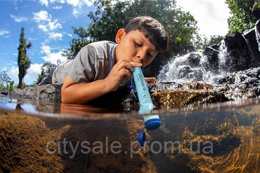 Военный походный фильтр для воды LifeStraw очистка на 4000 л воды США H[, код: 8034644 - фото 4 - id-p2145001128