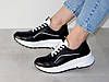 Кросівки жіночі з натуральної шкіри чорні на білій підошві 37р, фото 8