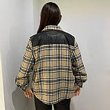 Сорочка J.LONDON жіноча котон карта довгий рукав 50 бежева, фото 10