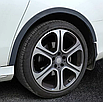 Молдинг автомобільний самоклеючий накладка на арку колеса 4шт чорний 1,5 м, фото 2