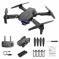 Квадрокоптер с камерой E99 Pro Gravity Max Black дрон с 4K HD WiFi FPV до 15 мин. полета