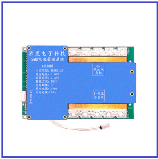 BMS плата Changfa LiFePo4 12V 4S 60/150A з контролем температури, фото 1