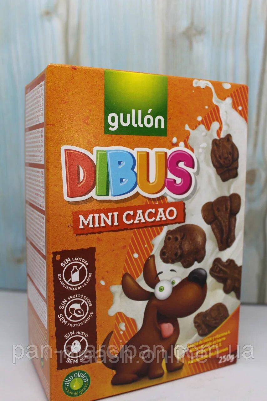 Печиво Gullon міні какао собачки DIBUS, 250г