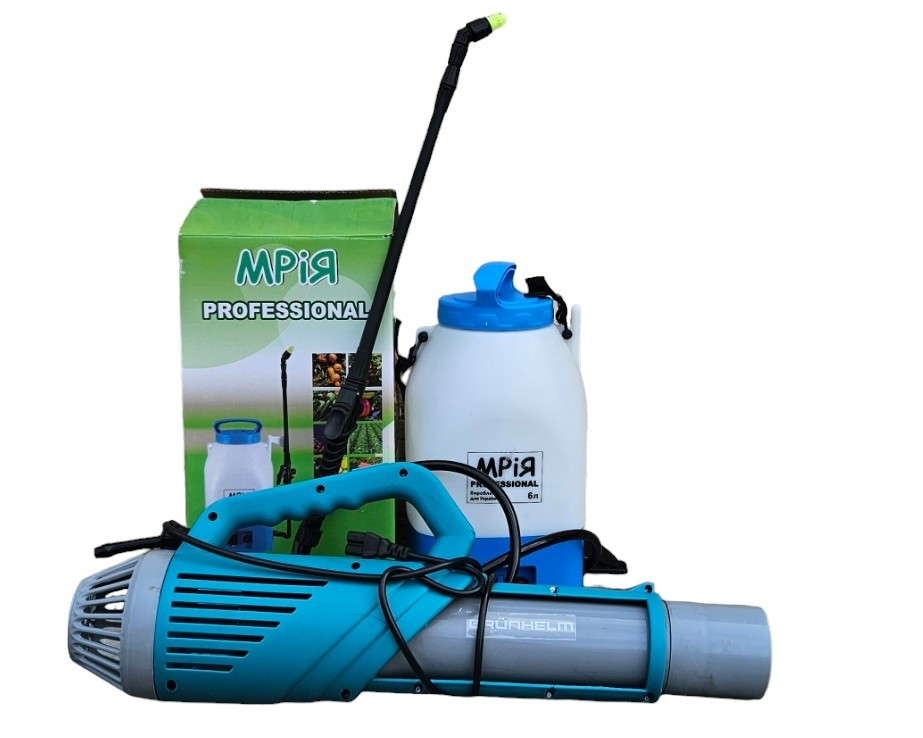 Акумуляторний обприскувач, електрообприскувач Мрія 6л та турбо насадка Ignis, фото 1