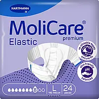 Подгузники MoliCare Premium Elastic L для взрослых 24шт/пак