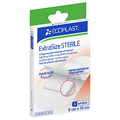 Пов'язки пластирні NordePlast 8см*10см (в упак. 4шт.)