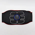 Електричний пояс-стимулятор для м'язів живота, від USB, W24 / Міостимулятор для преса / Пояс тренажер, фото 3