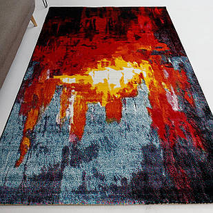 Килим TEXAS 9261A 1,6Х2,3 Синій прямокутник