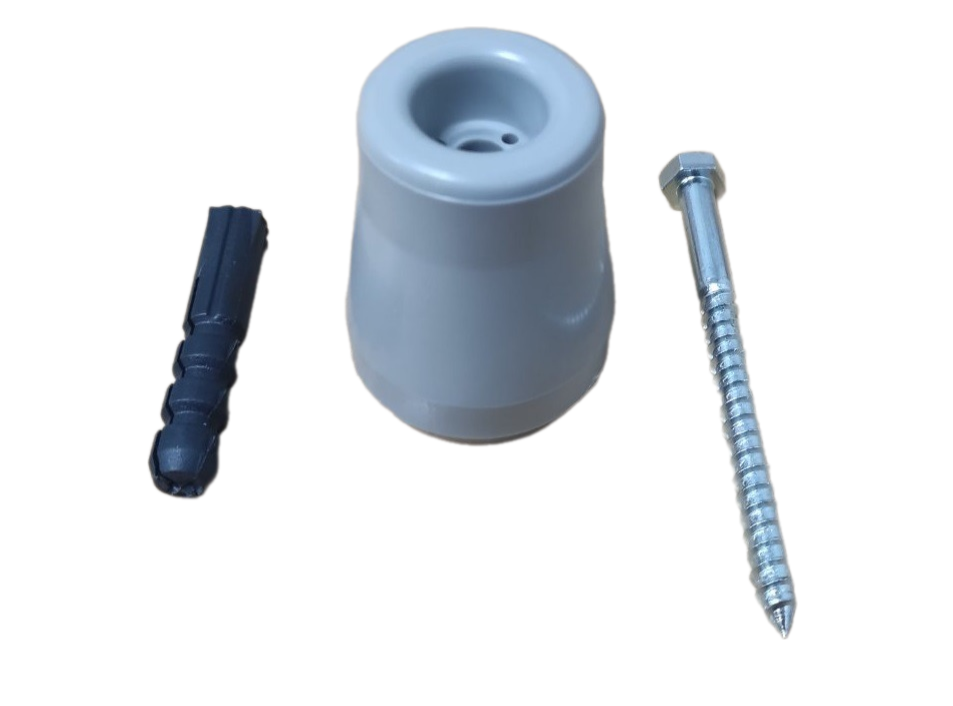 Відбійник дверний гумовий JANIA 60мм сірий