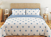 Комплект постельного белья ТЕП "Soft dreams" Morning Star Blue, 70x70 евро Povna-torba это Удобно
