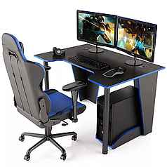 Геймерський стіл СЕРІЯ COMFORT XG14 140 см Чорний