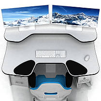 Геймерський стіл ХGamer PRO12 і PRO14 SPORT SOFT Білий, фото 5