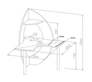 Комп'ютерний стіл XDesk-101, фото 4