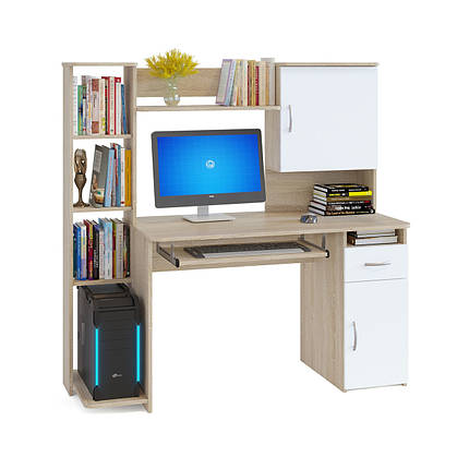 Комп'ютерний письмовий стіл з поличками XDesk-11.1, фото 1