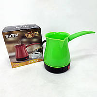 Кофеварка турка электрическая SuTai. LM-308 Цвет: зеленый (WS)