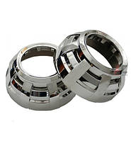 Маска під лінзу Sigma 3" Z112 Хром (2шт)