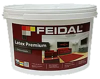 Фарба акрилова Feidal Latex Premium глибокий мат Біла 4,5 л