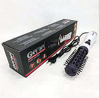 Фен-щетка для волос вращающийся фен ES-461 Gemei GM-4826 (WS)