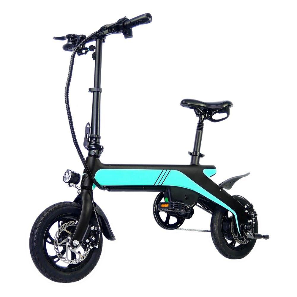 Електровелосипед Zhengbu С2 Matt Series Бірюзовий