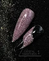 Светоотражающий гель-лак Crooz Crystal Sweetness Gel №1