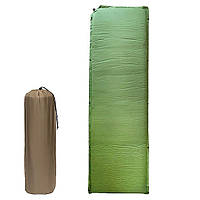 Туристический надувной матрас 5 см BJX-1805-A5 Зеленый Кемпинговый надувной матрас