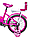 Велосипед Scale Sports 16" T15, для дівчинки 4-8 років з кошиком і заднім сидінням. 1164900596 рожевий, фото 3