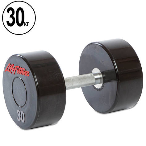 Гантель 30 кг цільна професійна LIFE FITNESS-80081-30, фото 1