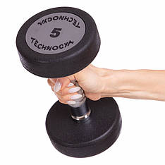 Гантель 5 кг цільна поліуретанова TECHNOGYM