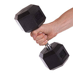 Гантель 10 кг цільна шестигранна SP-Planeta-80075-10