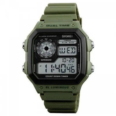 Годинник наручний чоловічий SKMEI 1299AG, годинник тактичний протиударний, годинник тактичний протиударний