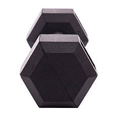 Гантель 2.5 кг цільна шестигранна SP-Planeta-80075-2_5, фото 5