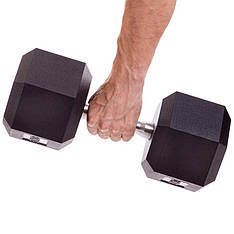 Гантель 30 кг цільна шестигранна SP-Planeta-80075-30