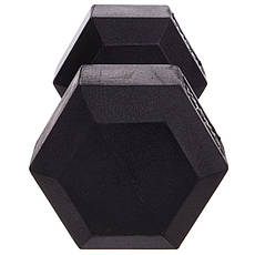 Гантель 12.5 кг цільна шестигранна SP-Planeta-8013-12_5, фото 4