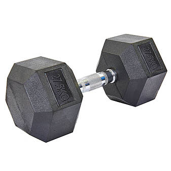 Гантель 27.5 кг цільна шестигранна SP-Planeta-8013-27_5, фото 3