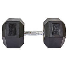 Гантель 35 кг суцільна шестигранна SP-Planeta-8013-35, фото 4