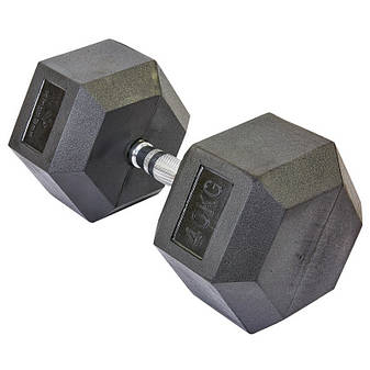 Гантель 40 кг суцільна шестигранна SP-Planeta-8013-40, фото 3