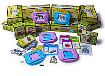 Дитячий інтерактивний "Планшет 1511315786" для вивчення англійської мови з візуальним і звуковим сприйняттям.