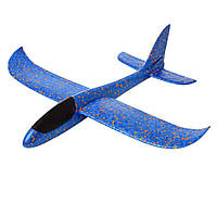 Літак-бумеранг, трюкач, метальний планер 35 см ZV-47-120 (Синій) ssmag.com.ua