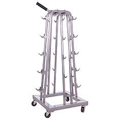 Стійка для гантелей чотиристороння Zelart-8032A