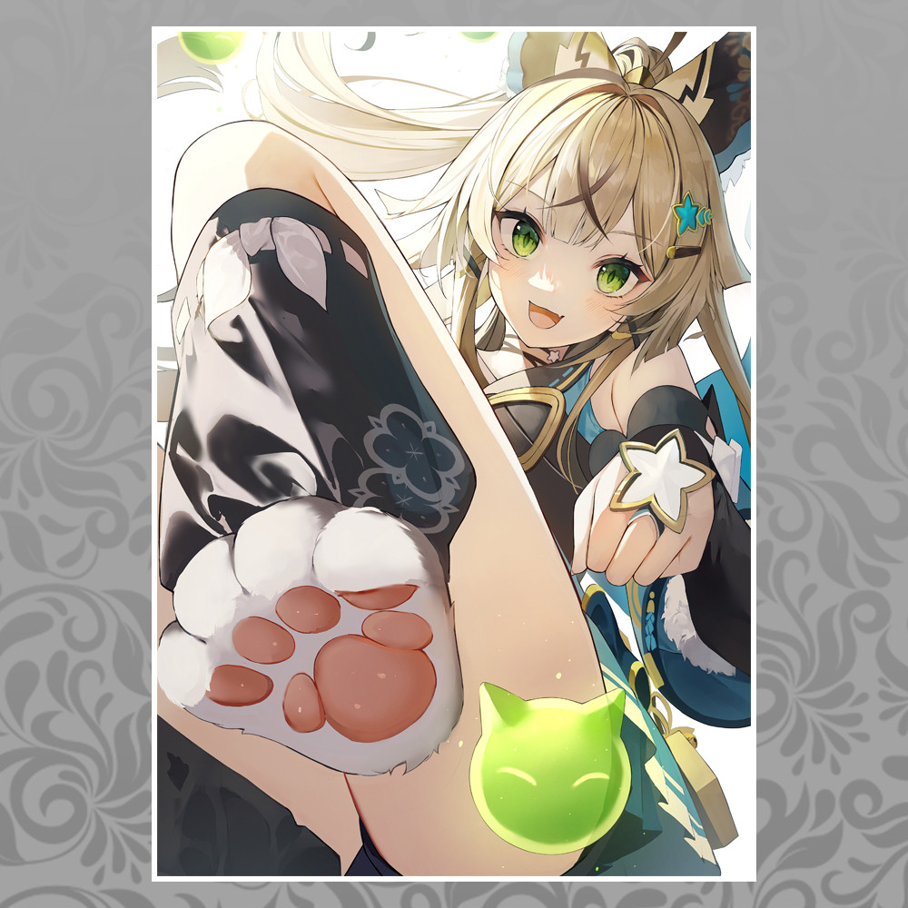 Плакат А3 Genshin Impact Кірара, фото 1