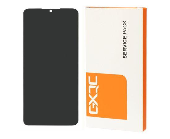 Дисплей для Samsung A127F Galaxy A12S (2021) (BOE B8 black flex) із сенсорним склом (Чорний) Service Pack