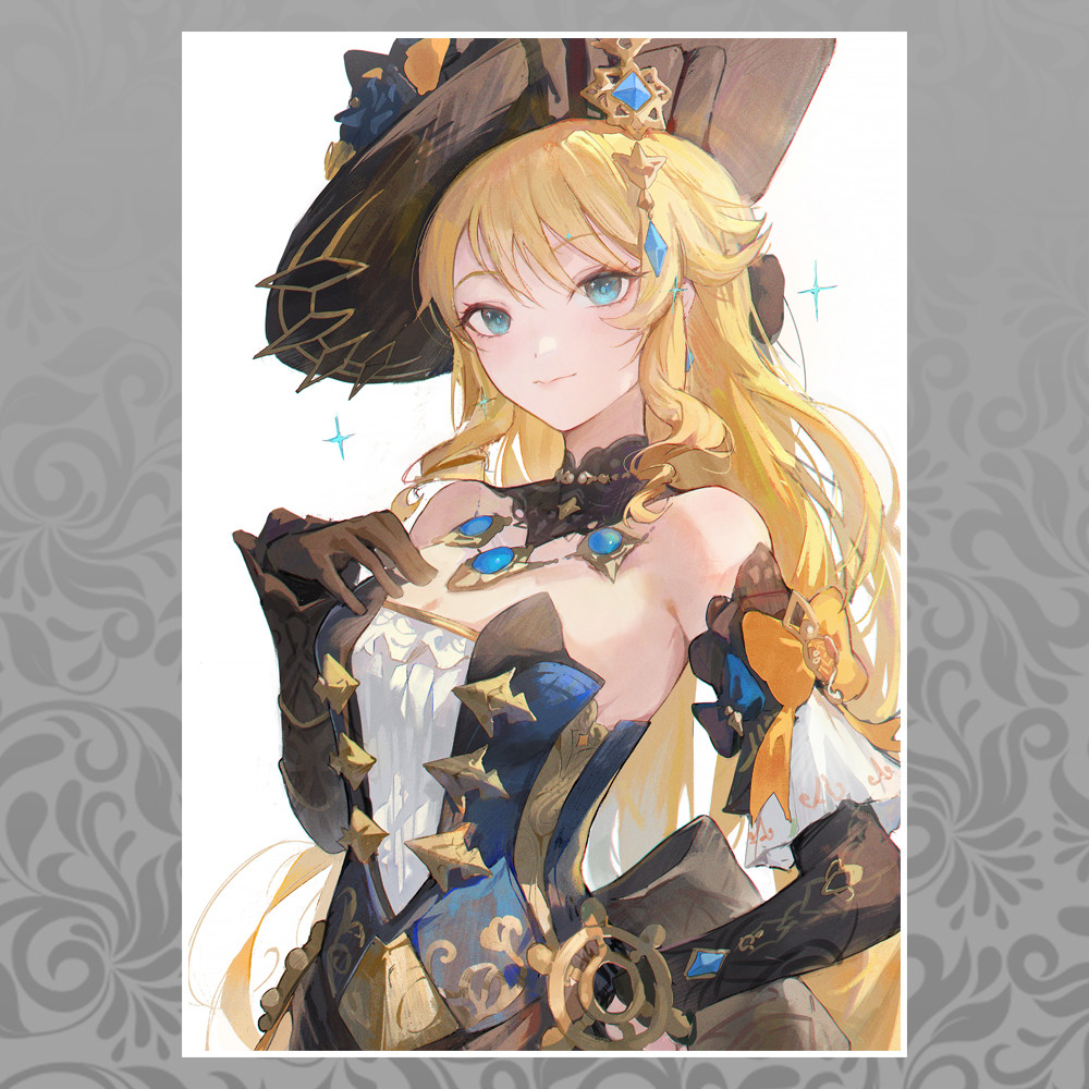 Плакат А3 Genshin Impact Навія, фото 1