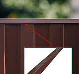 П-подібна планка на профнастил Україна  мат 0.4мм 0.45мм 0,5 мм 2 м шт., фото 5