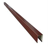 П-подібна планка на профнастил Україна  мат 0.4мм 0.45мм 0,5 мм 2 м шт., фото 3