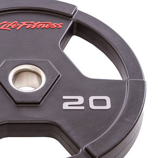 Диск поліуретановий 20 кг 51 мм LIFE-80154-20, фото 2