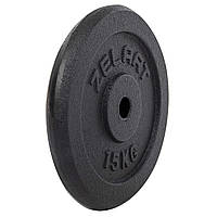 Блин (диск) стальный 15 кг d-30мм Zelart-7785-15 Гантели, гири, штанги и диски