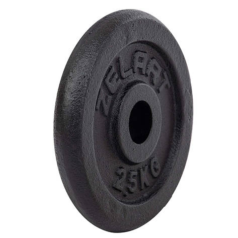 Диск сталевий 2.5 кг 30 мм Zelart-7785-2_5, фото 1