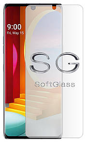 М'яке скло LG G9 Plus на екран поліуретанове SoftGlass